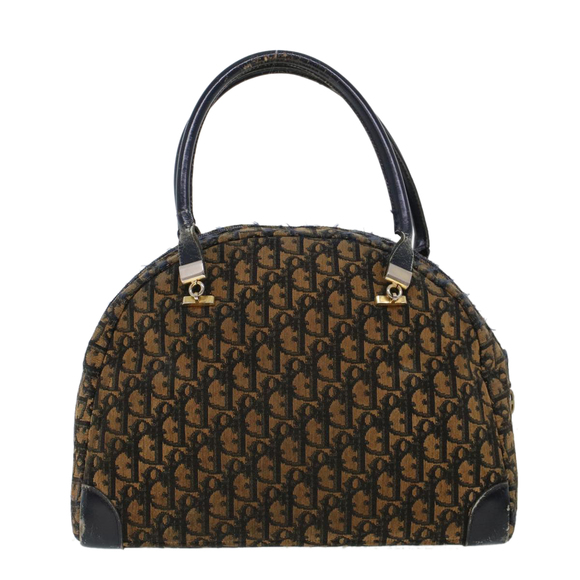 Christian Dior Trotter Canvas Hand Bag Navy Auth rd5259 - Picture 2 of 16